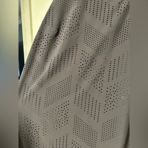 Athleta Brookfield Racerback Black Laser Cut Dress - Picture 5 of 8